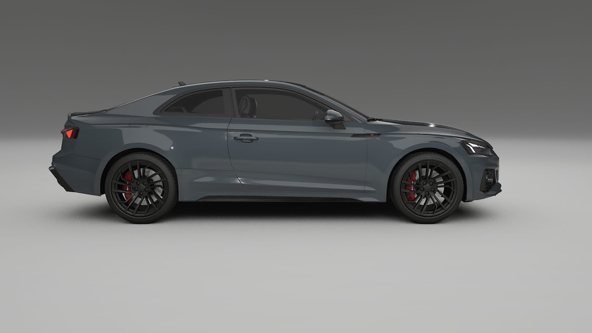 Audi RS5 Coupe B9 facelift pre LCI TPU Lackskyddsfilm | GRANITE Färgskiftande PPF – Komplett Förskuret Kit