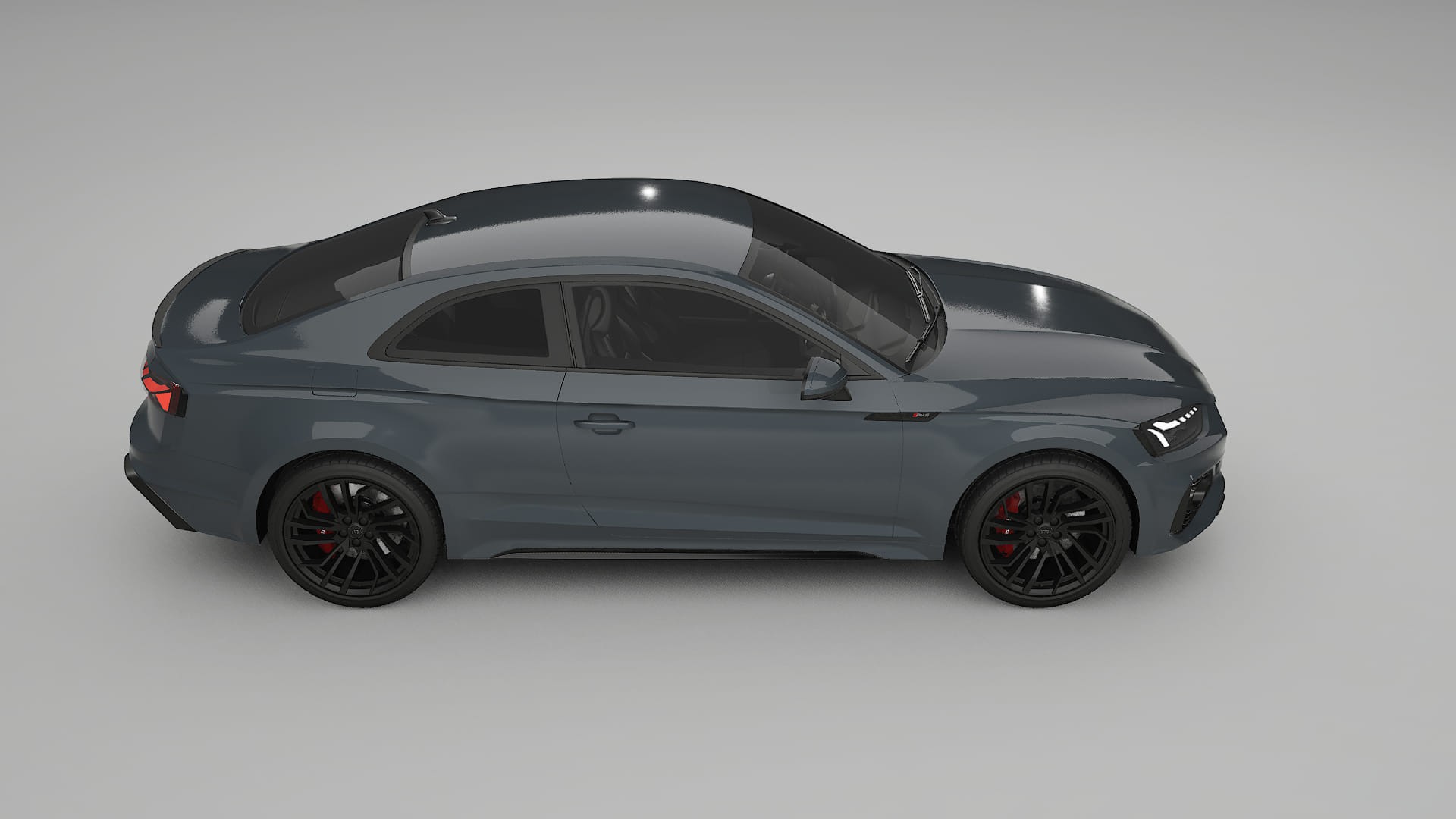 Audi RS5 Coupe B9 facelift pre LCI TPU Lackskyddsfilm | GRANITE Färgskiftande PPF – Komplett Förskuret Kit