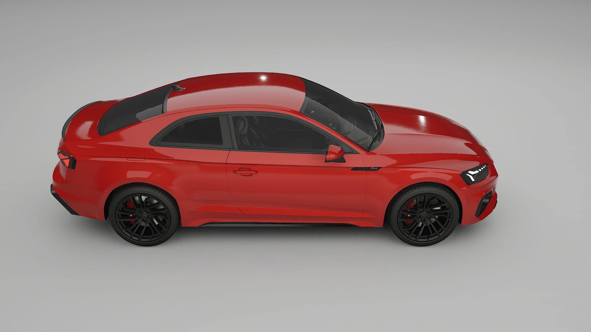 Audi RS5 Coupe B9 facelift pre LCI TPU Lackskyddsfilm | BLAZE Färgskiftande PPF – Komplett Förskuret Kit