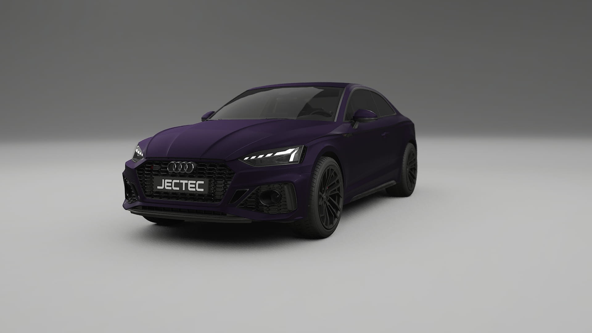 Audi RS5 Coupe B9 facelift pre LCI TPU Lackskyddsfilm | VIOLET Färgskiftande PPF – Komplett Förskuret Kit