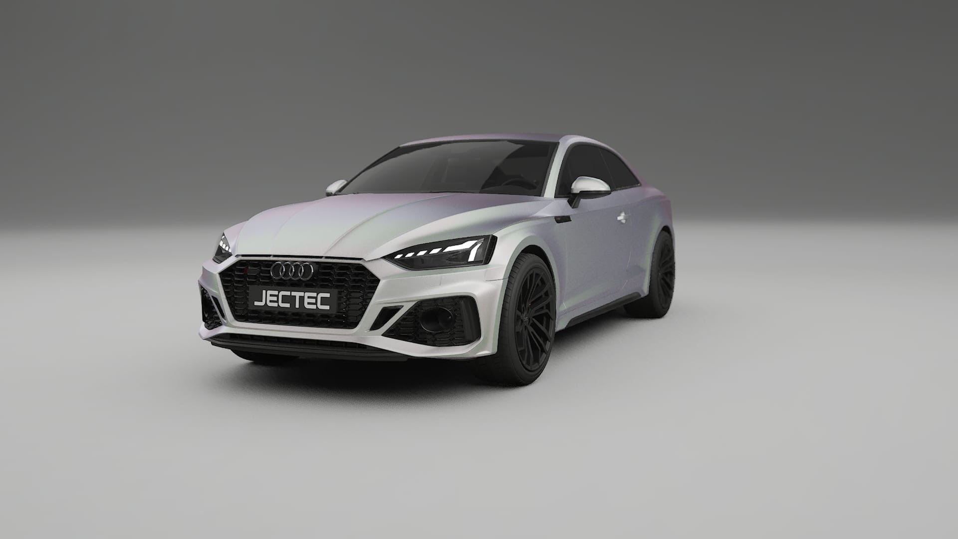 Audi RS5 Coupe B9 facelift pre LCI TPU Lackskyddsfilm | NEBULA Färgskiftande PPF – Komplett Förskuret Kit