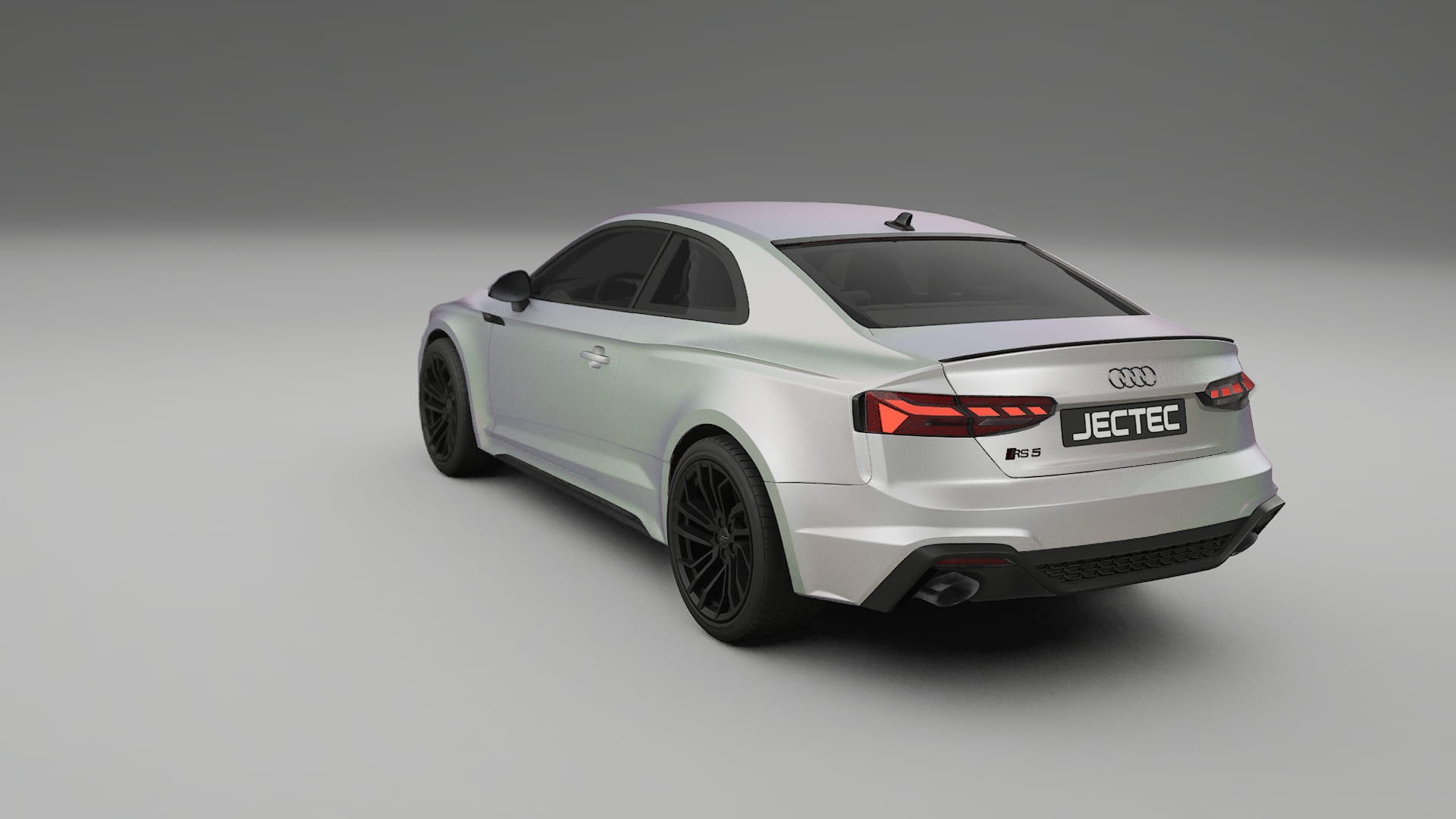 Audi RS5 Coupe B9 facelift pre LCI TPU Lackskyddsfilm | NEBULA Färgskiftande PPF – Komplett Förskuret Kit