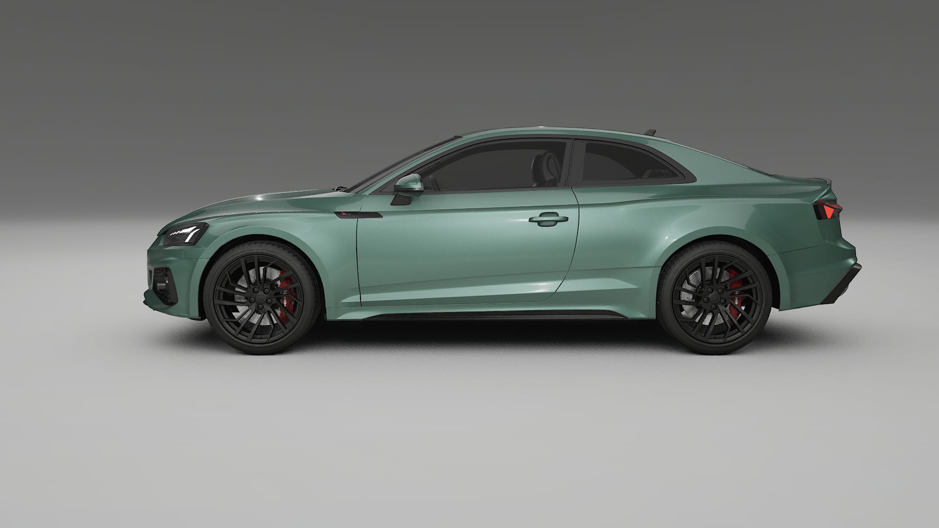Audi RS5 Coupe B9 facelift pre LCI TPU Lackskyddsfilm | EVERGREEN Färgskiftande PPF – Komplett Förskuret Kit