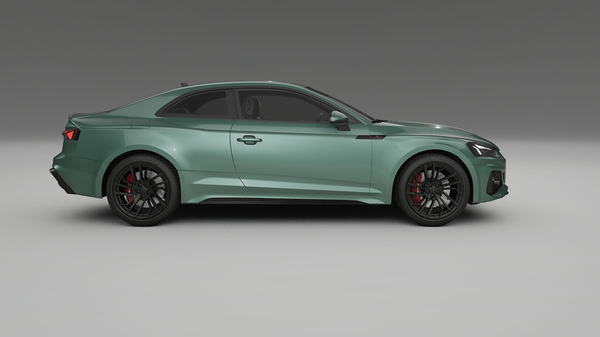 Audi RS5 Coupe B9 facelift pre LCI TPU Lackskyddsfilm | EVERGREEN Färgskiftande PPF – Komplett Förskuret Kit