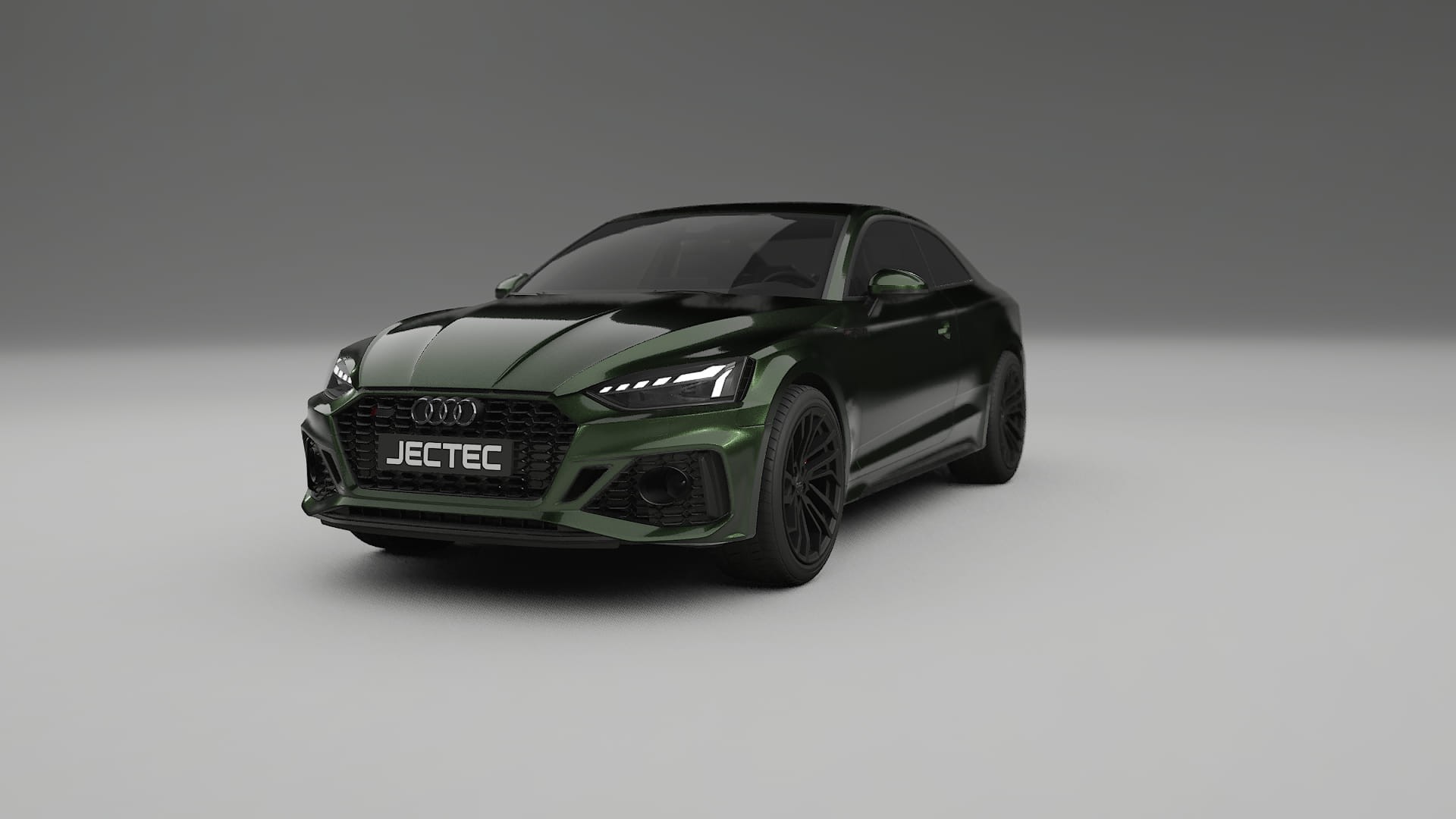 Audi RS5 Coupe B9 facelift pre LCI TPU Lackskyddsfilm | LAGOON Färgskiftande PPF – Komplett Förskuret Kit