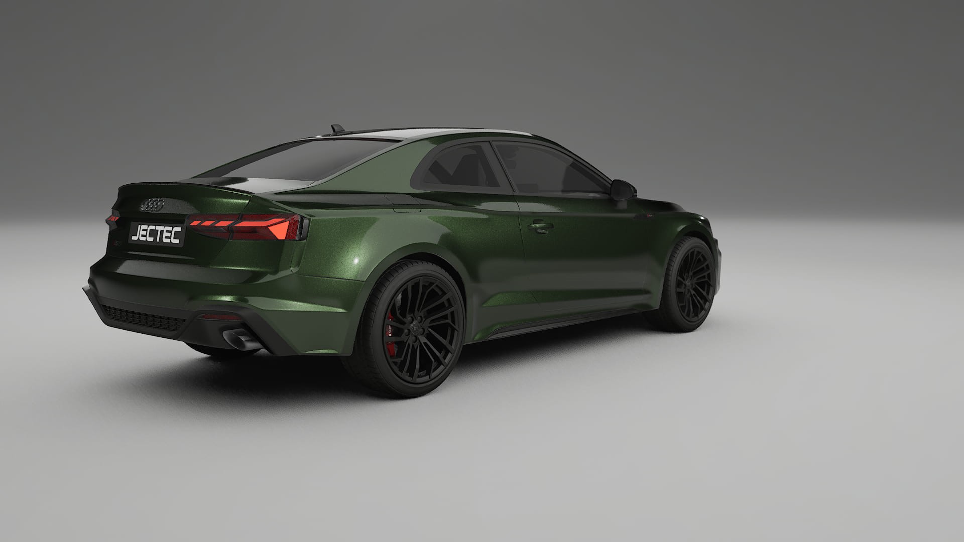 Audi RS5 Coupe B9 facelift pre LCI TPU Lackskyddsfilm | LAGOON Färgskiftande PPF – Komplett Förskuret Kit