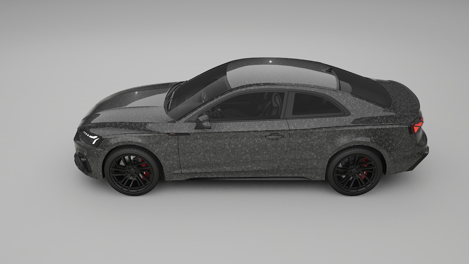 Audi RS5 Coupe B9 facelift pre LCI TPU Lackskyddsfilm | FORGED S Färgskiftande PPF – Komplett Förskuret Kit