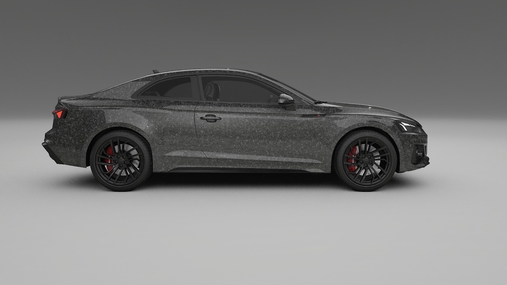 Audi RS5 Coupe B9 facelift pre LCI TPU Lackskyddsfilm | FORGED S Färgskiftande PPF – Komplett Förskuret Kit