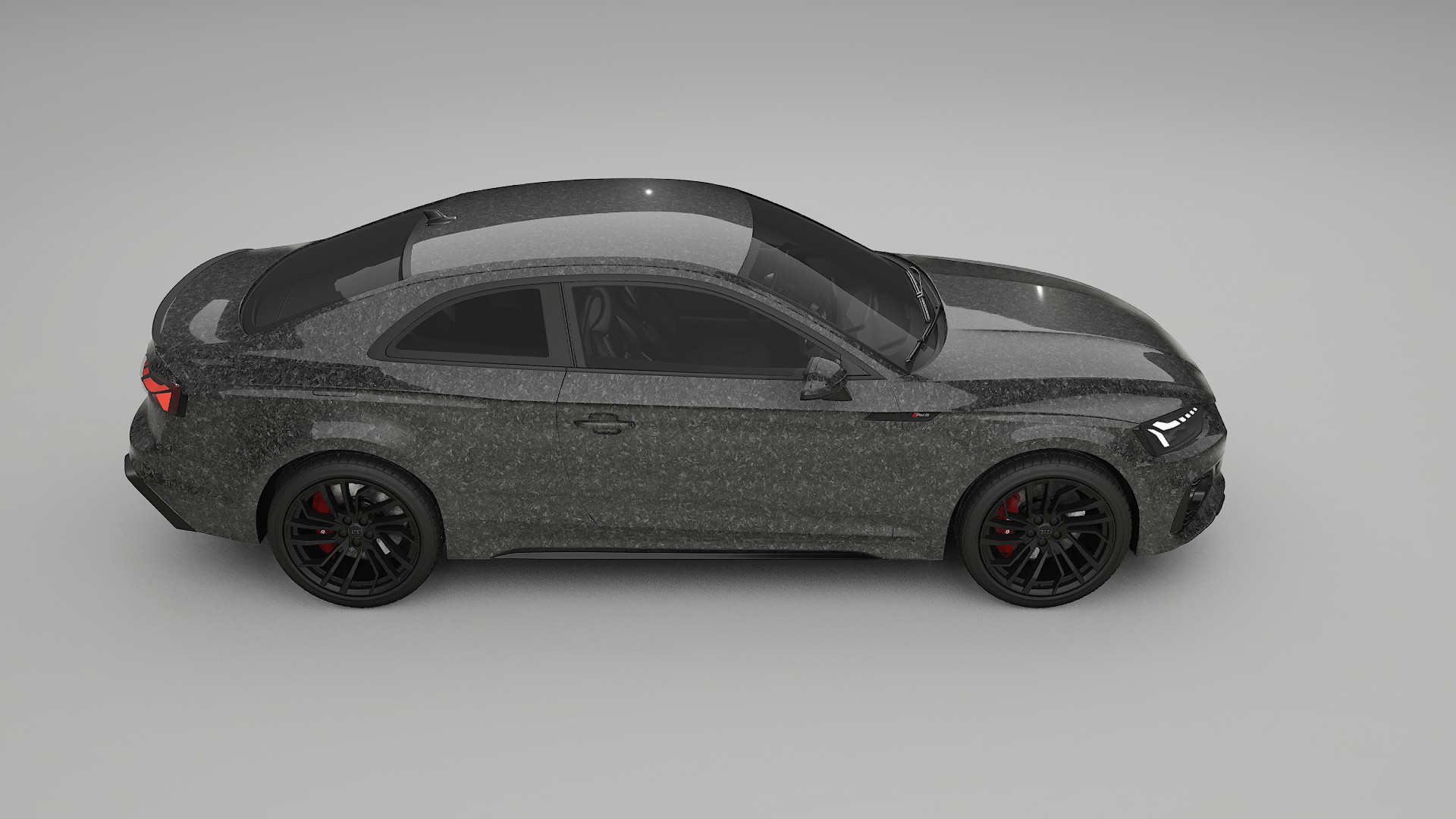 Audi RS5 Coupe B9 facelift pre LCI TPU Lackskyddsfilm | FORGED S Färgskiftande PPF – Komplett Förskuret Kit