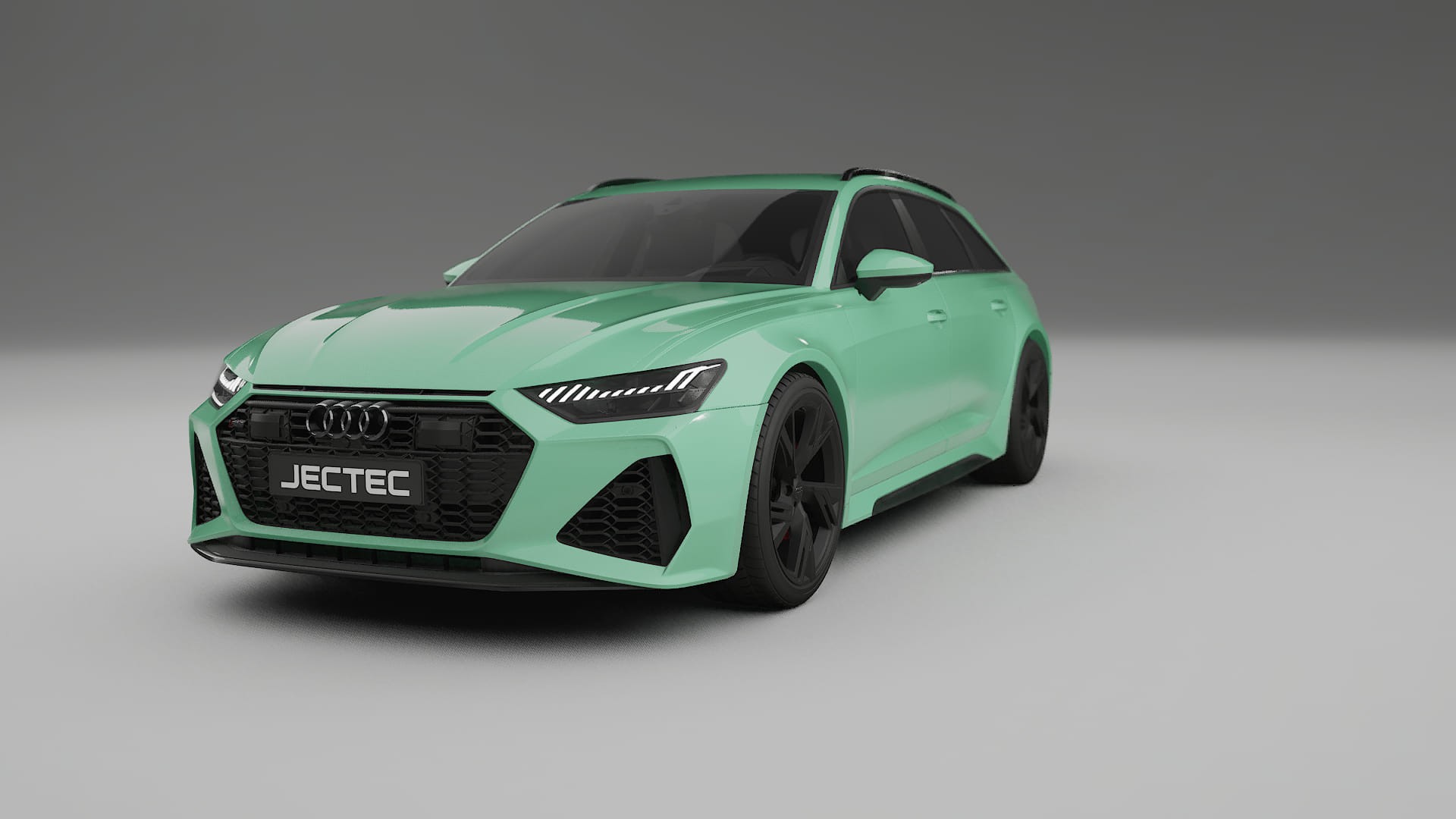Audi RS6 Avant C8 facelift LCI TPU Lackskyddsfilm | DUSTY Färgskiftande PPF – Komplett Förskuret Kit
