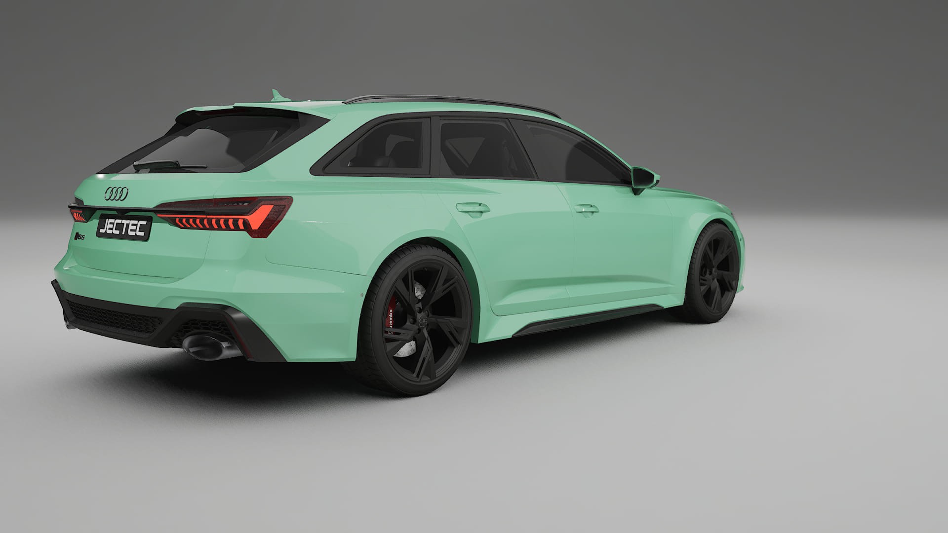 Audi RS6 Avant C8 facelift LCI TPU Lackskyddsfilm | DUSTY Färgskiftande PPF – Komplett Förskuret Kit