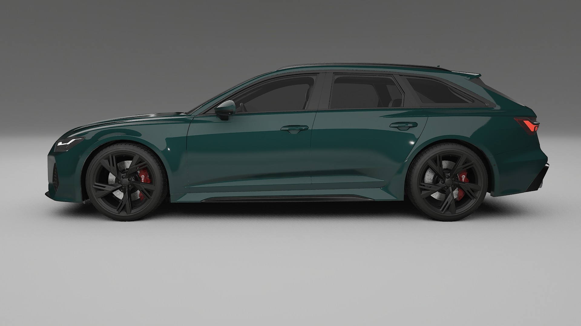 Audi RS6 Avant C8 facelift LCI TPU Lackskyddsfilm | INFERNO Färgskiftande PPF – Komplett Förskuret Kit