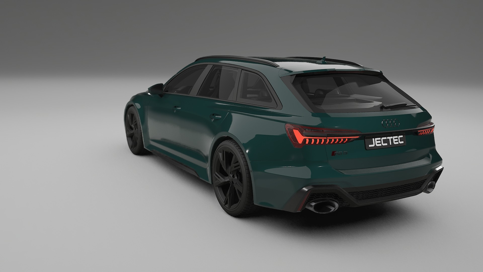Audi RS6 Avant C8 facelift LCI TPU Lackskyddsfilm | INFERNO Färgskiftande PPF – Komplett Förskuret Kit