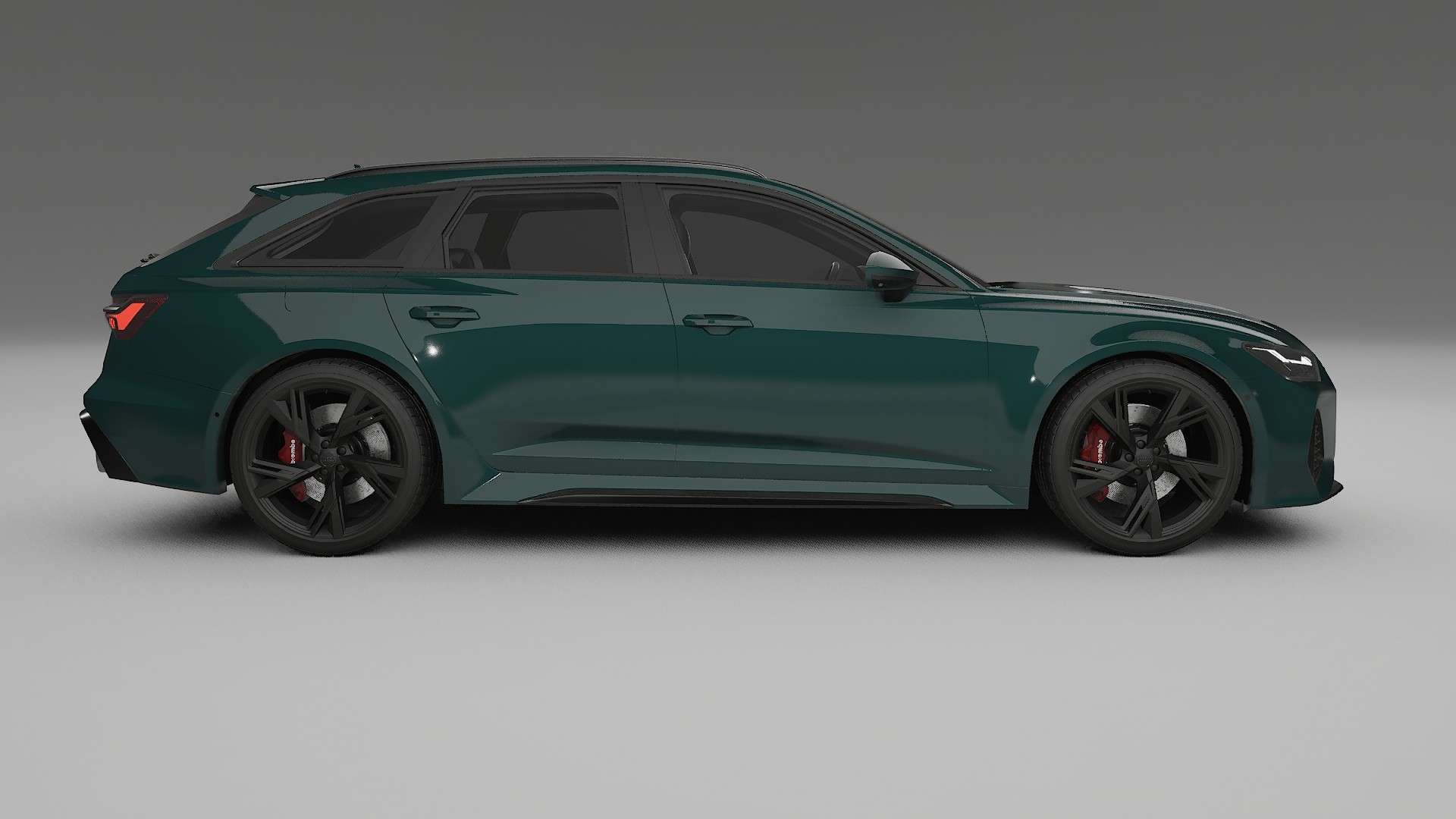 Audi RS6 Avant C8 facelift LCI TPU Lackskyddsfilm | INFERNO Färgskiftande PPF – Komplett Förskuret Kit