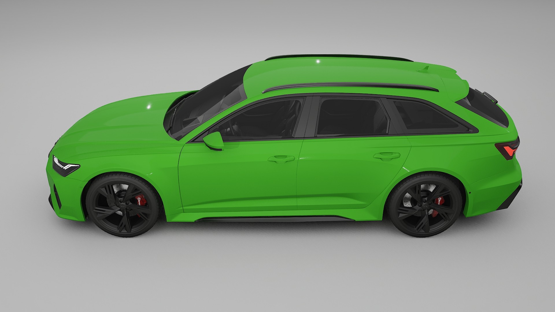 Audi RS6 Avant C8 facelift LCI TPU Lackskyddsfilm | VENOM Färgskiftande PPF – Komplett Förskuret Kit