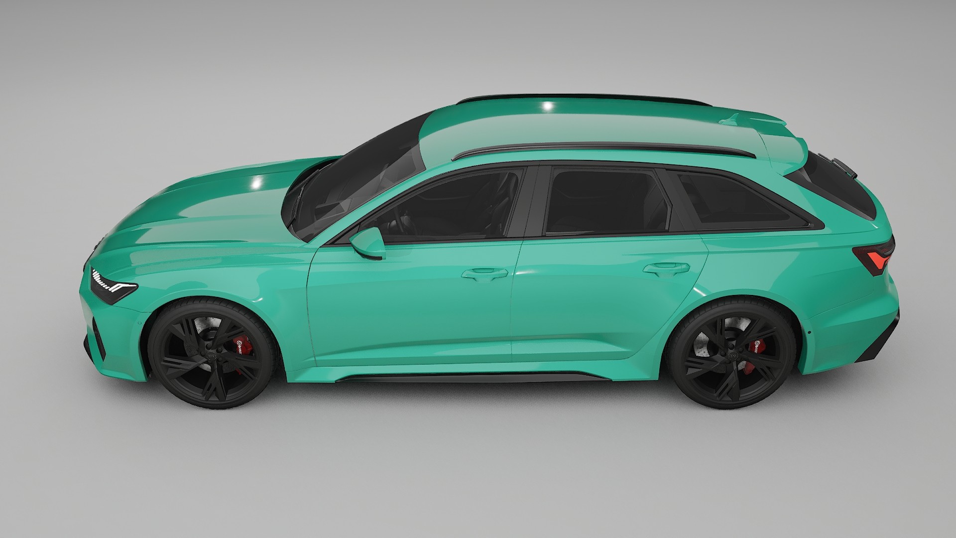 Audi RS6 Avant C8 facelift LCI TPU Lackskyddsfilm | JEWEL Färgskiftande PPF – Komplett Förskuret Kit