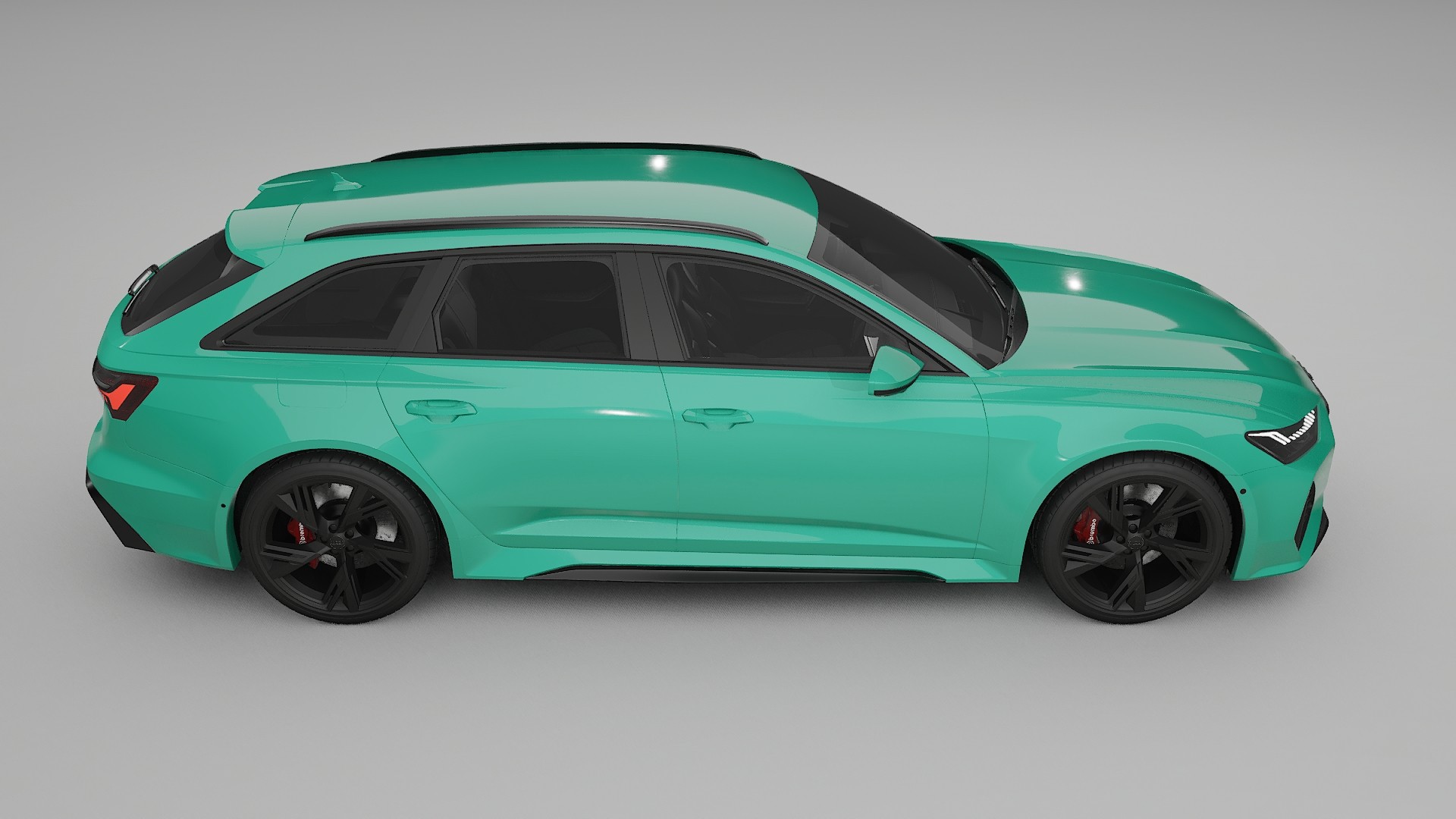 Audi RS6 Avant C8 facelift LCI TPU Lackskyddsfilm | JEWEL Färgskiftande PPF – Komplett Förskuret Kit