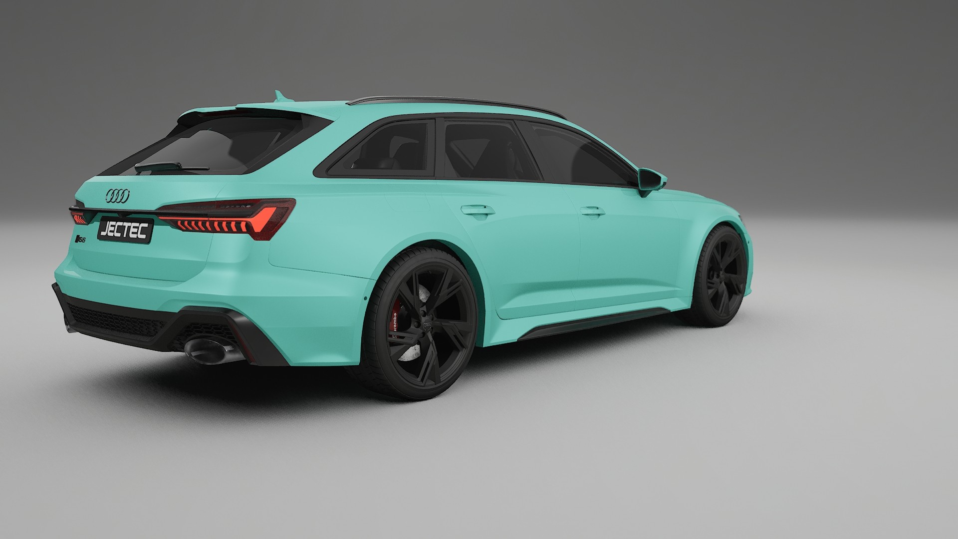Audi RS6 Avant C8 facelift LCI TPU Lackskyddsfilm | FROST Färgskiftande PPF – Komplett Förskuret Kit