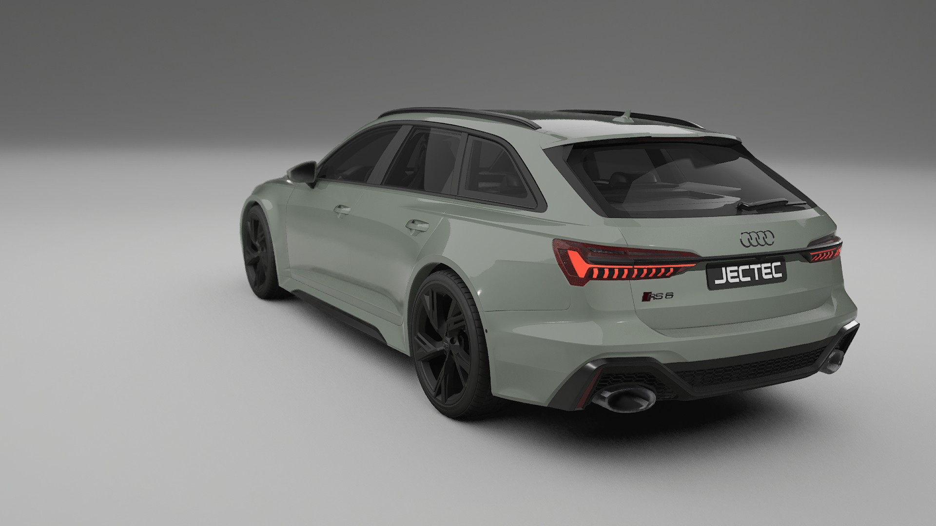Audi RS6 Avant C8 facelift LCI TPU Lackskyddsfilm | SLATE Färgskiftande PPF – Komplett Förskuret Kit