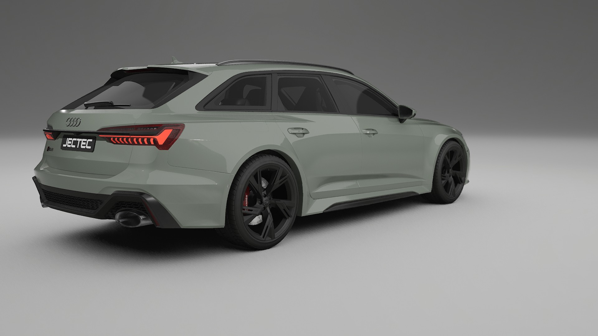 Audi RS6 Avant C8 facelift LCI TPU Lackskyddsfilm | SLATE Färgskiftande PPF – Komplett Förskuret Kit