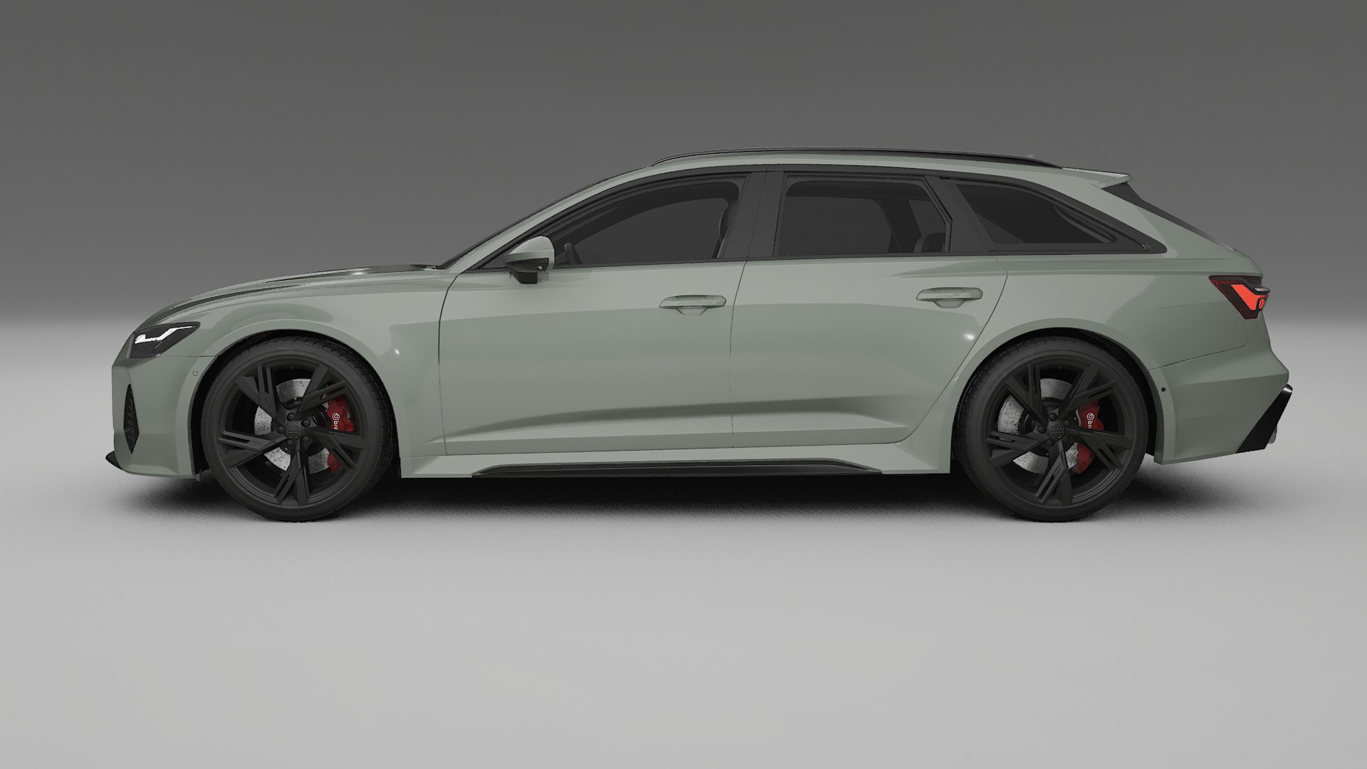 Audi RS6 Avant C8 facelift LCI TPU Lackskyddsfilm | SLATE Färgskiftande PPF – Komplett Förskuret Kit