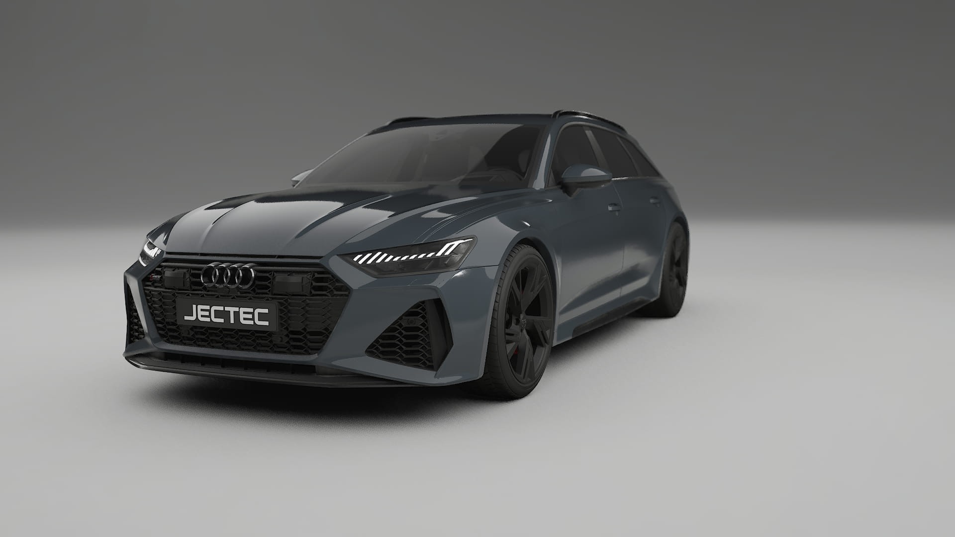 Audi RS6 Avant C8 facelift LCI TPU Lackskyddsfilm | GRANITE Färgskiftande PPF – Komplett Förskuret Kit