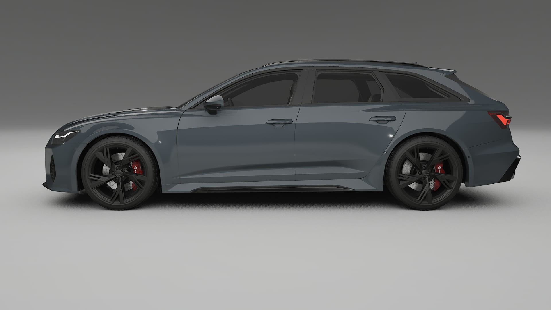 Audi RS6 Avant C8 facelift LCI TPU Lackskyddsfilm | GRANITE Färgskiftande PPF – Komplett Förskuret Kit