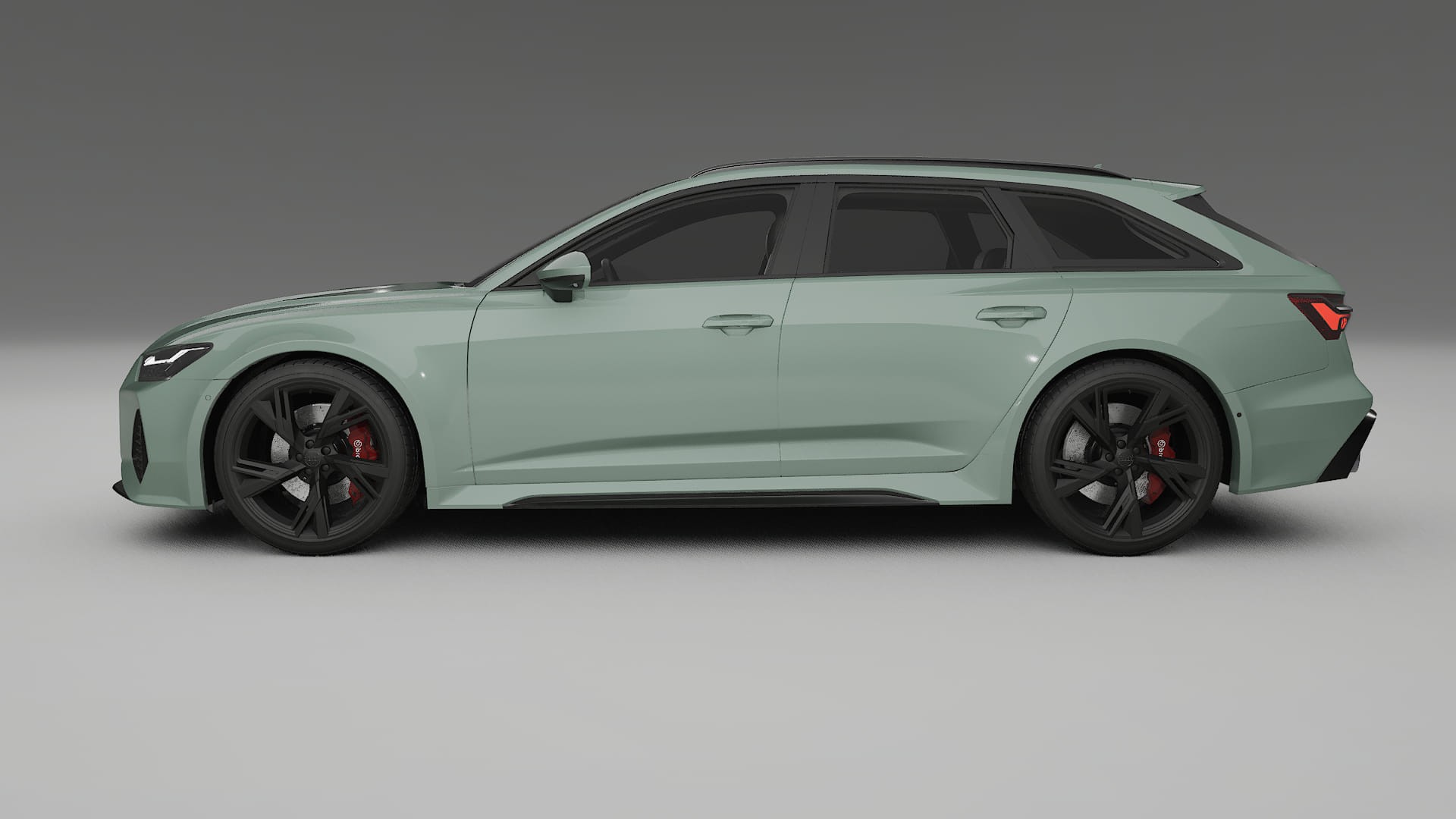 Audi RS6 Avant C8 facelift LCI TPU Lackskyddsfilm | CINDER Färgskiftande PPF – Komplett Förskuret Kit