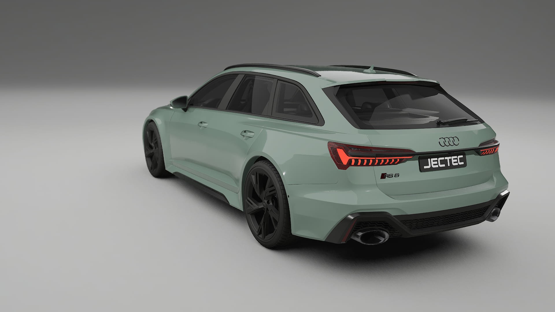 Audi RS6 Avant C8 facelift LCI TPU Lackskyddsfilm | CINDER Färgskiftande PPF – Komplett Förskuret Kit