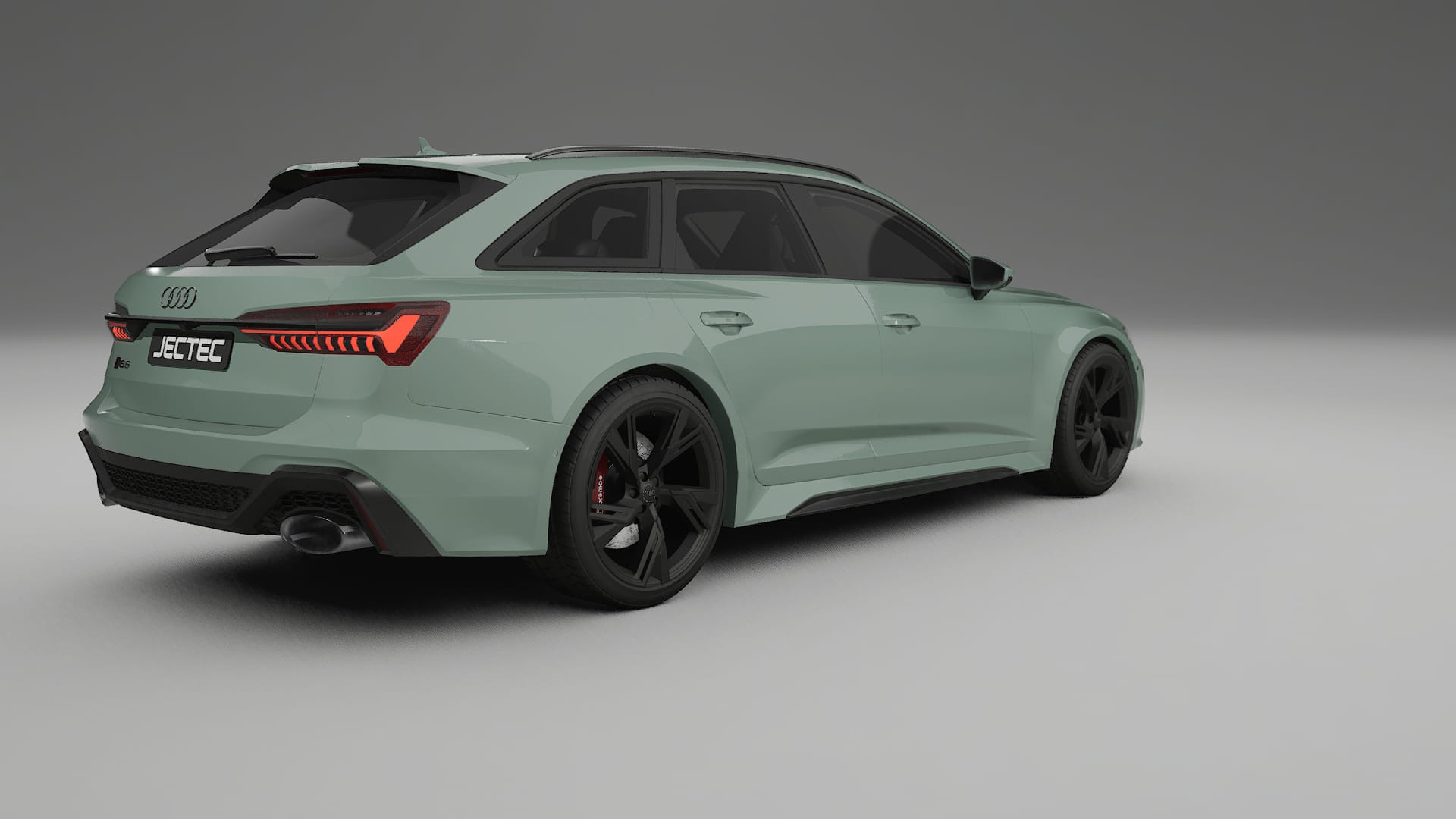 Audi RS6 Avant C8 facelift LCI TPU Lackskyddsfilm | CINDER Färgskiftande PPF – Komplett Förskuret Kit