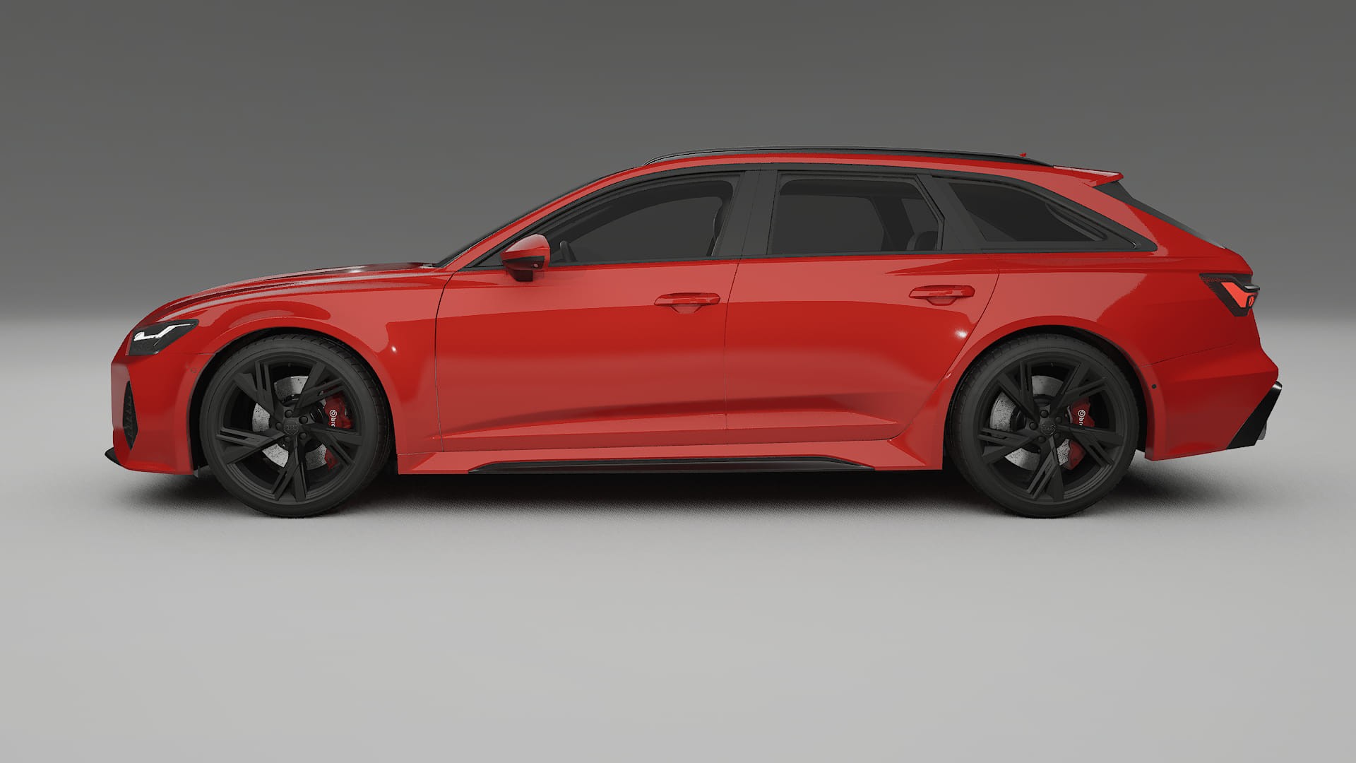 Audi RS6 Avant C8 facelift LCI TPU Lackskyddsfilm | BLAZE Färgskiftande PPF – Komplett Förskuret Kit