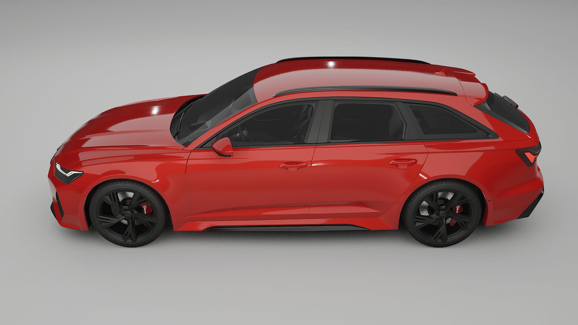Audi RS6 Avant C8 facelift LCI TPU Lackskyddsfilm | BLAZE Färgskiftande PPF – Komplett Förskuret Kit