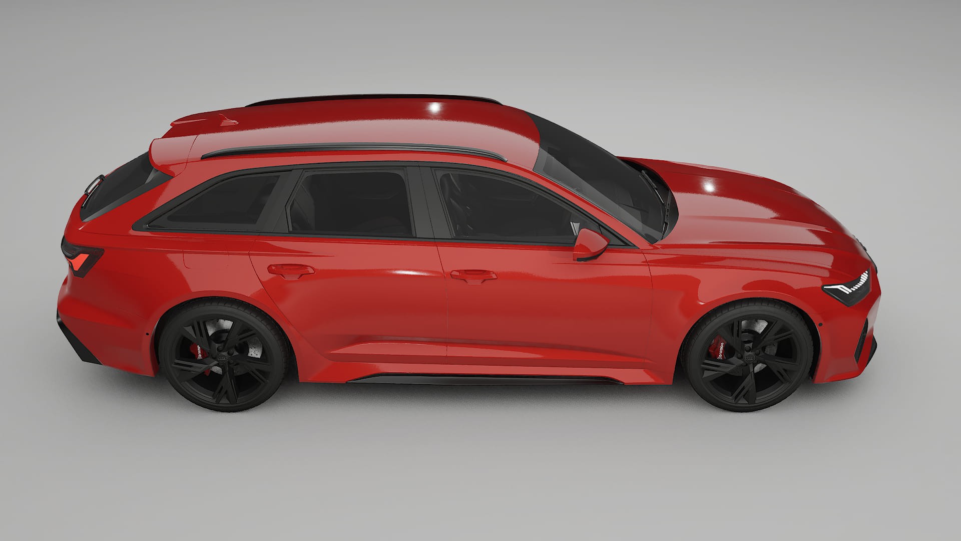 Audi RS6 Avant C8 facelift LCI TPU Lackskyddsfilm | BLAZE Färgskiftande PPF – Komplett Förskuret Kit