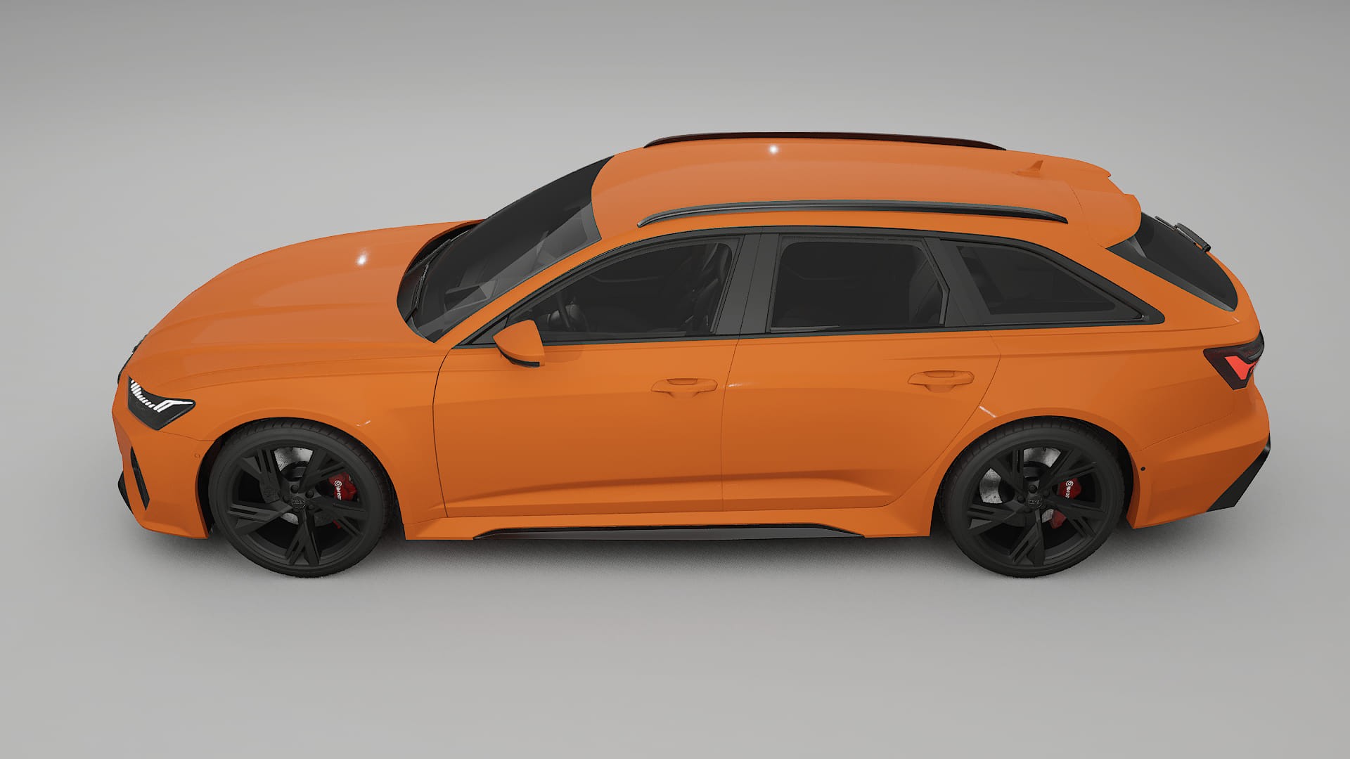 Audi RS6 Avant C8 facelift LCI TPU Lackskyddsfilm | ROCKET Färgskiftande PPF – Komplett Förskuret Kit