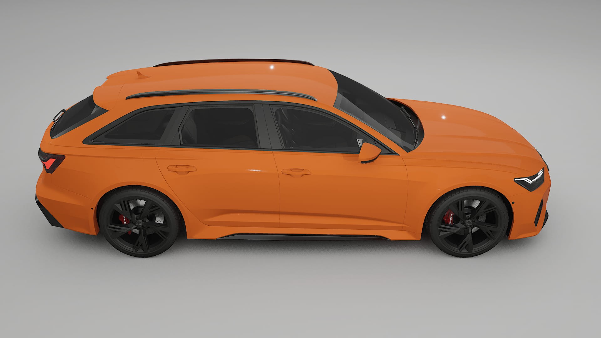 Audi RS6 Avant C8 facelift LCI TPU Lackskyddsfilm | ROCKET Färgskiftande PPF – Komplett Förskuret Kit