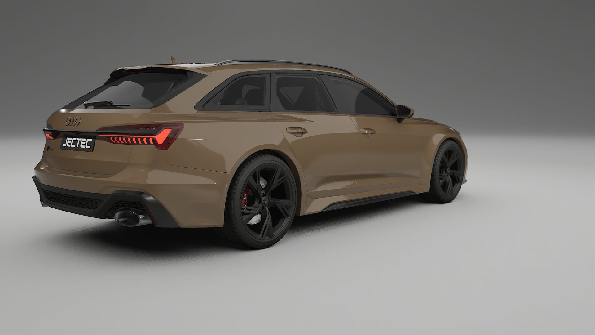 Audi RS6 Avant C8 facelift LCI TPU Lackskyddsfilm | SAHARA Färgskiftande PPF – Komplett Förskuret Kit