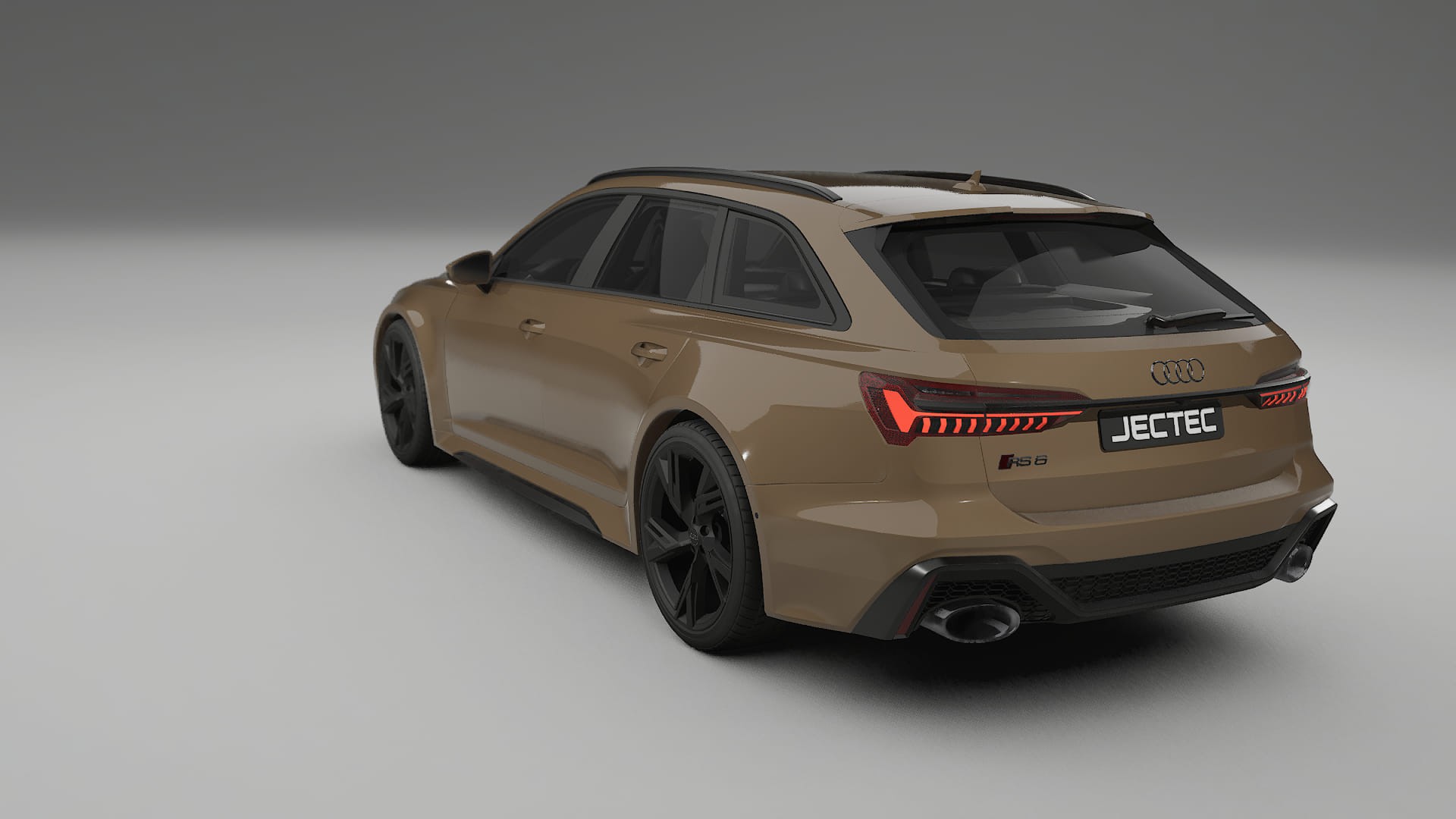 Audi RS6 Avant C8 facelift LCI TPU Lackskyddsfilm | SAHARA Färgskiftande PPF – Komplett Förskuret Kit