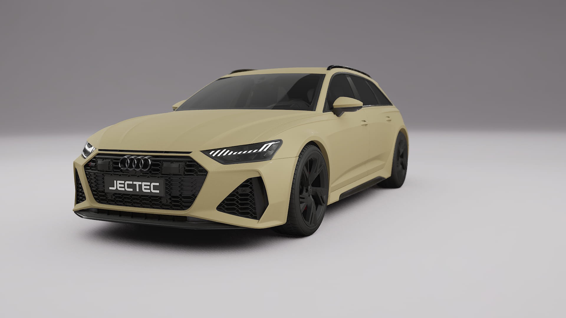 Audi RS6 Avant C8 facelift LCI TPU Lackskyddsfilm | SAND Färgskiftande PPF – Komplett Förskuret Kit
