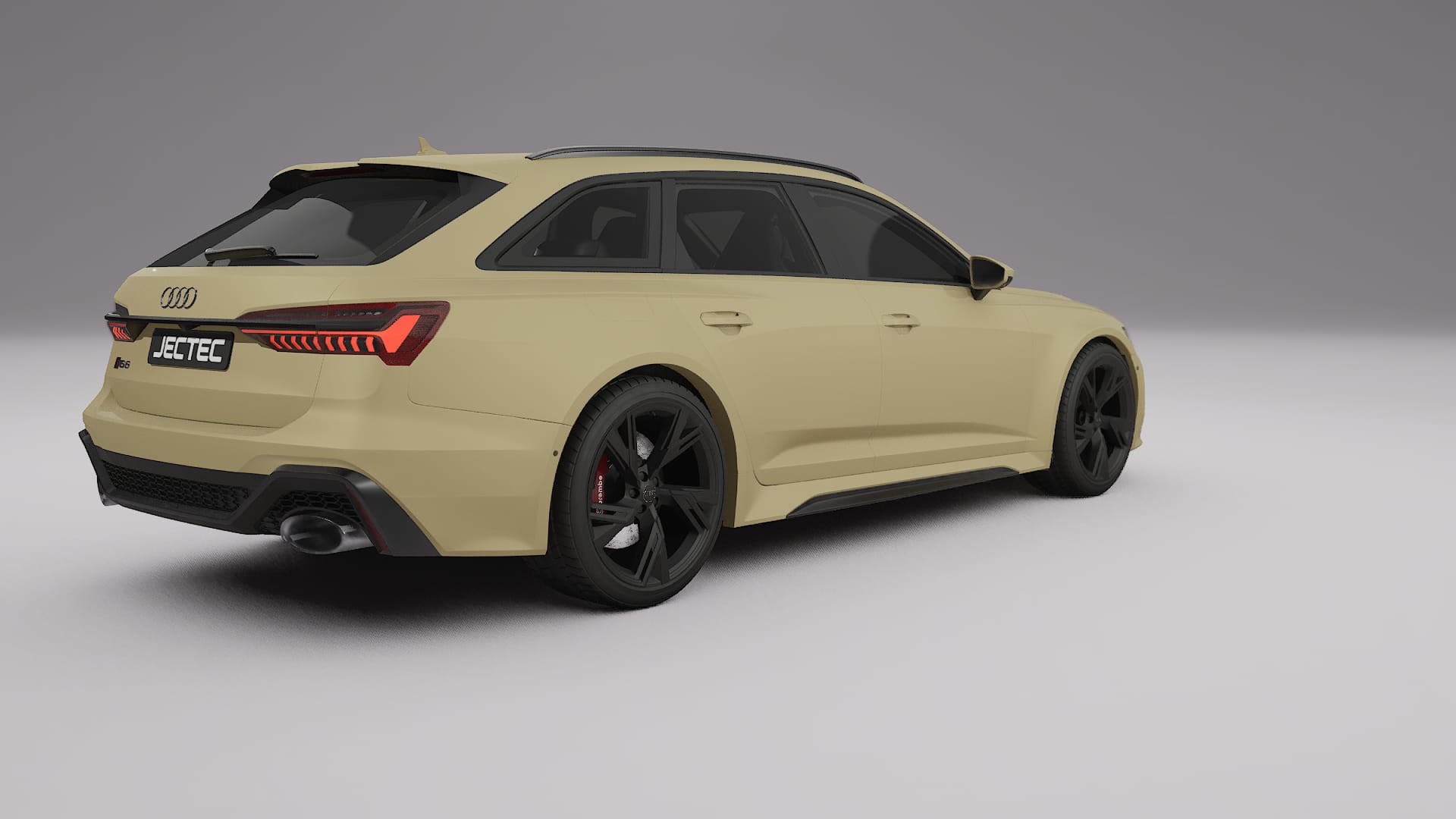 Audi RS6 Avant C8 facelift LCI TPU Lackskyddsfilm | SAND Färgskiftande PPF – Komplett Förskuret Kit