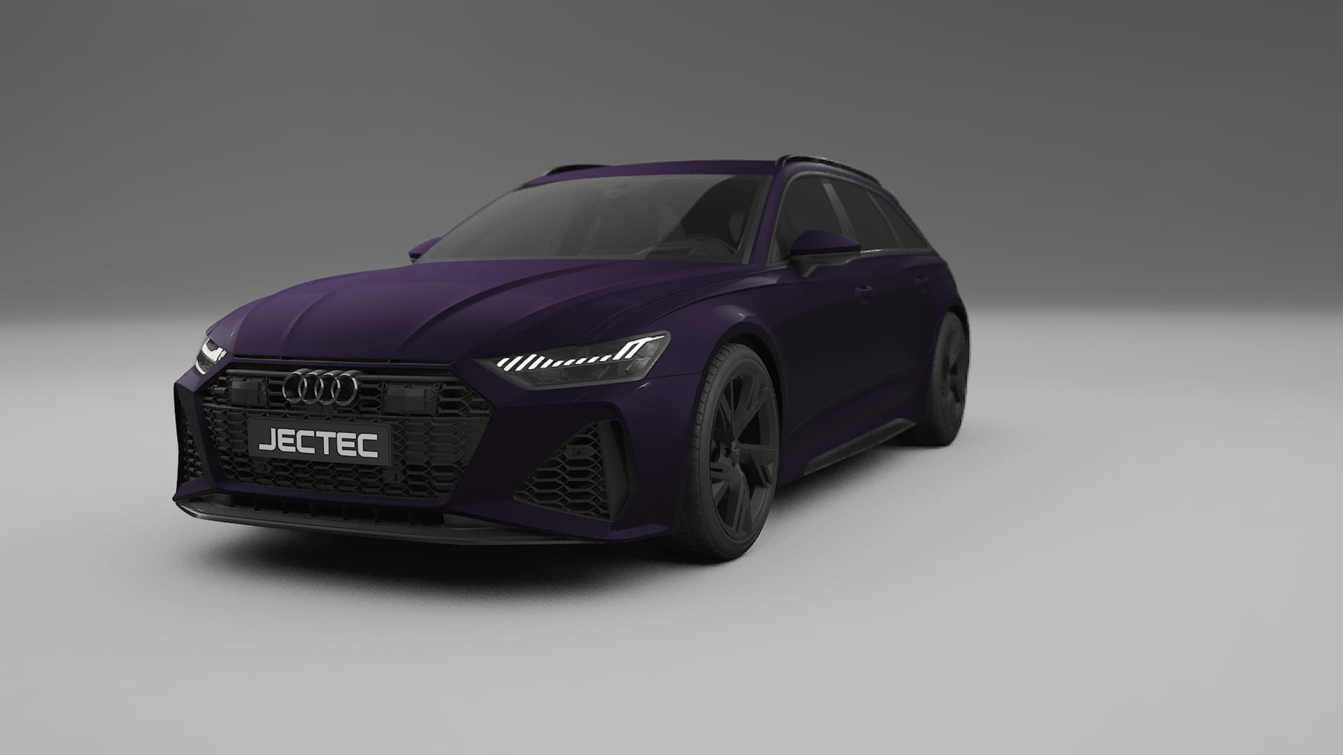 Audi RS6 Avant C8 facelift LCI TPU Lackskyddsfilm | VIOLET Färgskiftande PPF – Komplett Förskuret Kit