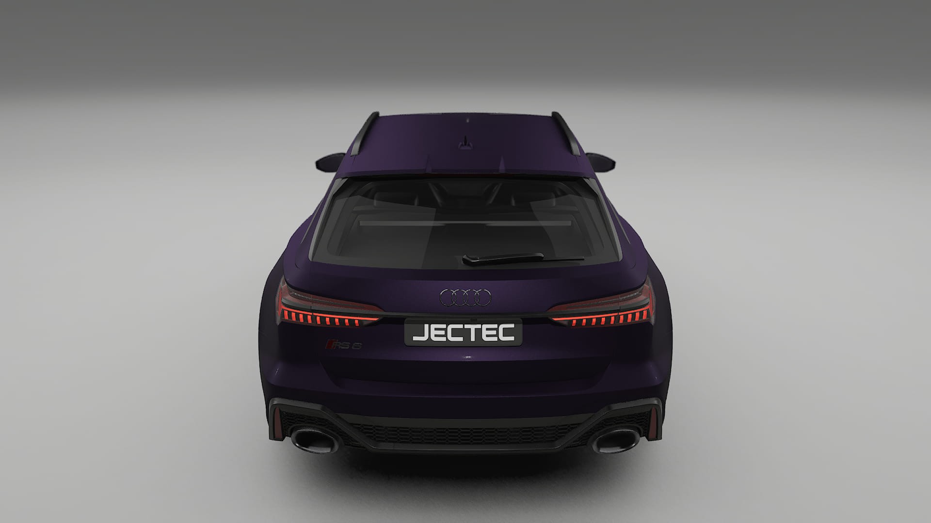 Audi RS6 Avant C8 facelift LCI TPU Lackskyddsfilm | VIOLET Färgskiftande PPF – Komplett Förskuret Kit