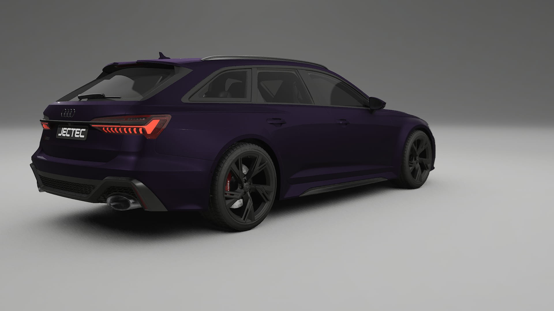 Audi RS6 Avant C8 facelift LCI TPU Lackskyddsfilm | VIOLET Färgskiftande PPF – Komplett Förskuret Kit
