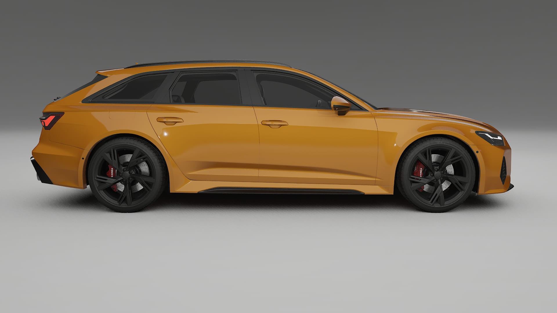 Audi RS6 Avant C8 facelift LCI TPU Lackskyddsfilm | DAISY Färgskiftande PPF – Komplett Förskuret Kit