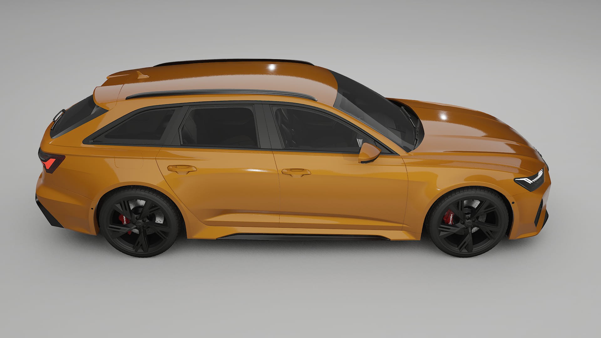 Audi RS6 Avant C8 facelift LCI TPU Lackskyddsfilm | DAISY Färgskiftande PPF – Komplett Förskuret Kit