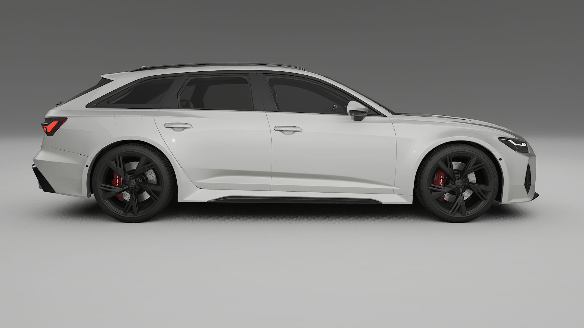 Audi RS6 Avant C8 facelift LCI TPU Lackskyddsfilm | PEARL Färgskiftande PPF – Komplett Förskuret Kit