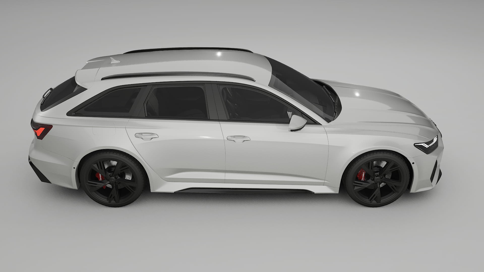 Audi RS6 Avant C8 facelift LCI TPU Lackskyddsfilm | PEARL Färgskiftande PPF – Komplett Förskuret Kit