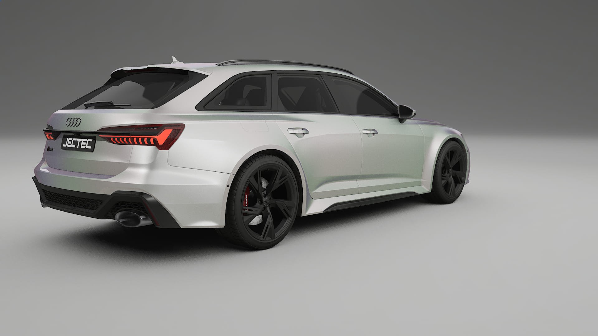 Audi RS6 Avant C8 facelift LCI TPU Lackskyddsfilm | NEBULA Färgskiftande PPF – Komplett Förskuret Kit
