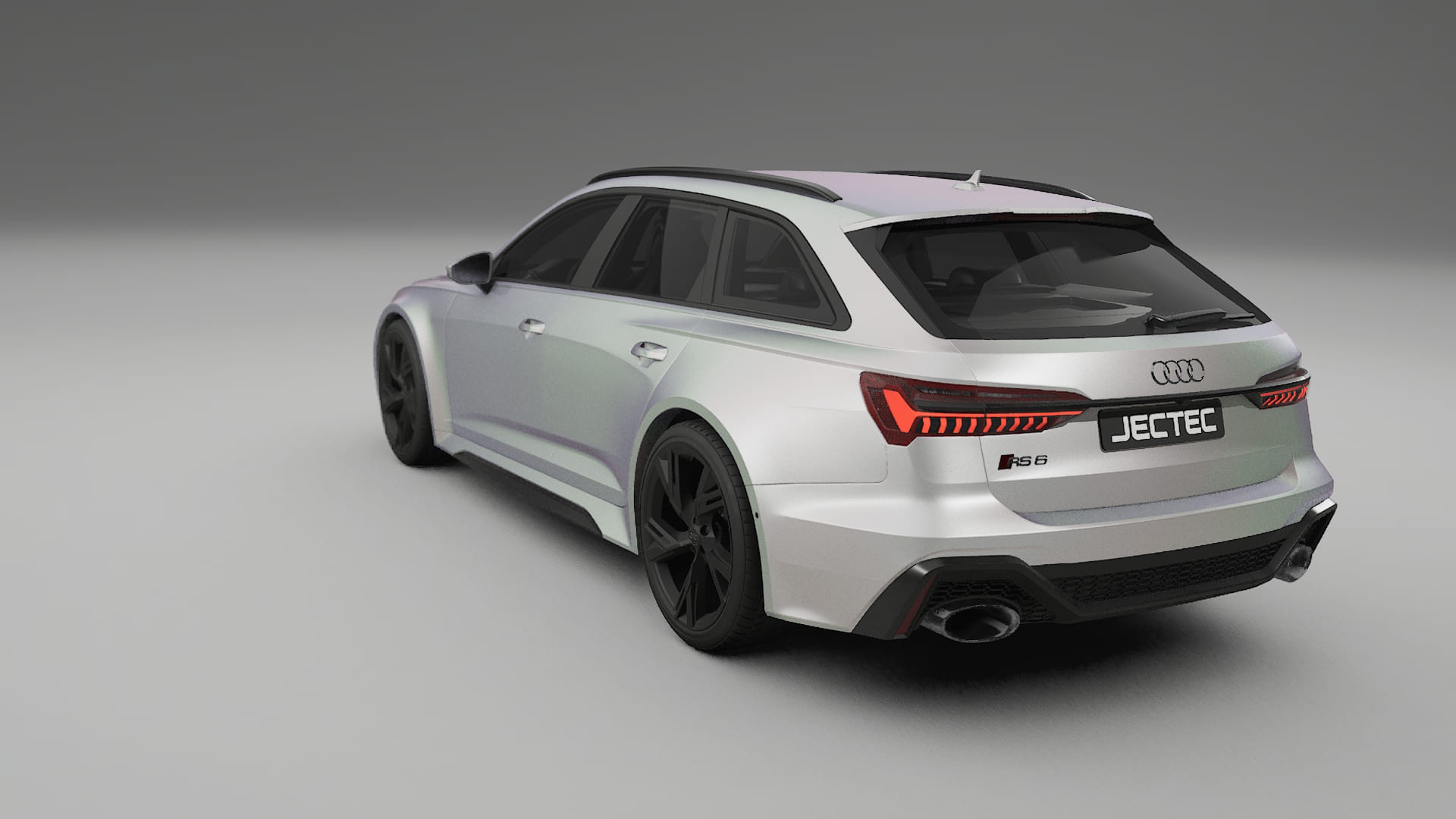 Audi RS6 Avant C8 facelift LCI TPU Lackskyddsfilm | NEBULA Färgskiftande PPF – Komplett Förskuret Kit