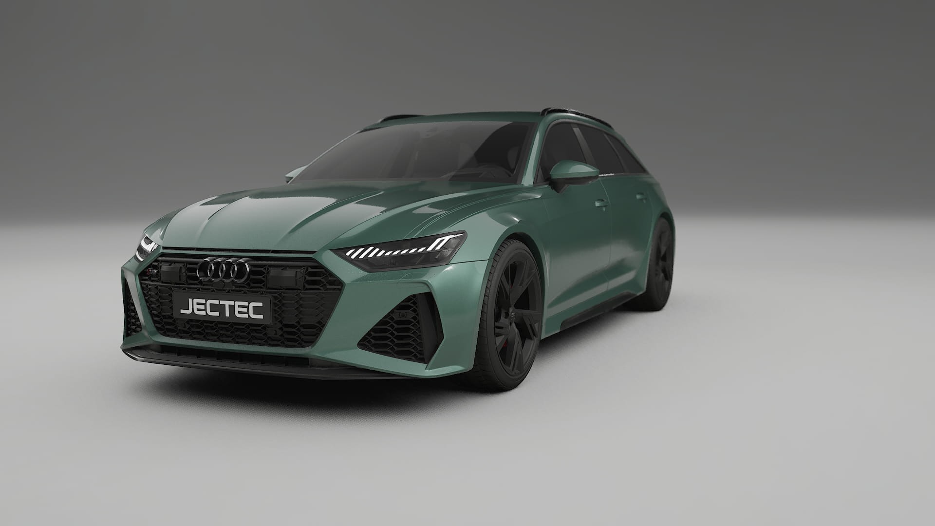 Audi RS6 Avant C8 facelift LCI TPU Lackskyddsfilm | EVERGREEN Färgskiftande PPF – Komplett Förskuret Kit