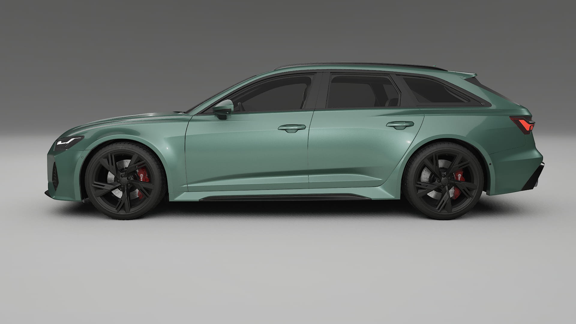 Audi RS6 Avant C8 facelift LCI TPU Lackskyddsfilm | EVERGREEN Färgskiftande PPF – Komplett Förskuret Kit
